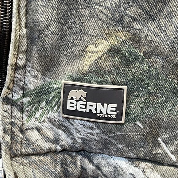 Berne Realtree Camo Canvas Chore Hunting Jacket Sherpa Lined Youth Medium - Picture 8 of 12